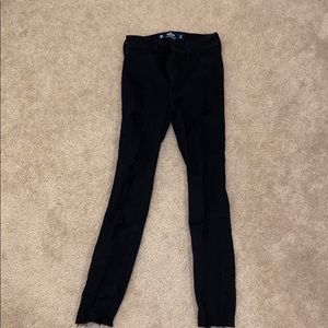 Black Hollister skinny jeans